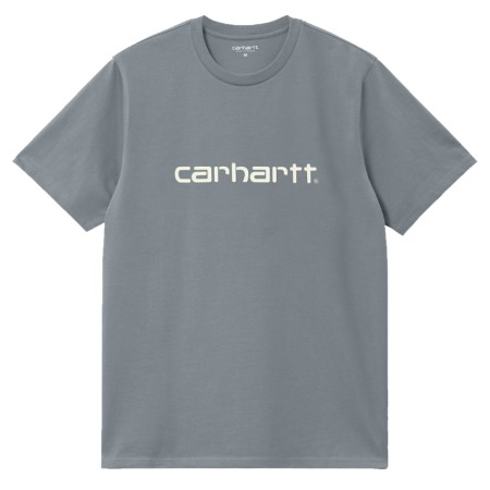 Tee Shirt Carhartt Wip Script dove grey