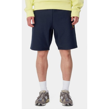 CARHARTT Wip American Script Sweat Short AIR FORCE BLUE