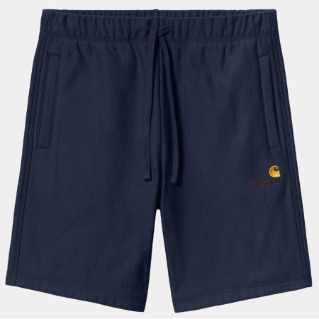 CARHARTT Wip American Script Sweat Short AIR FORCE BLUE