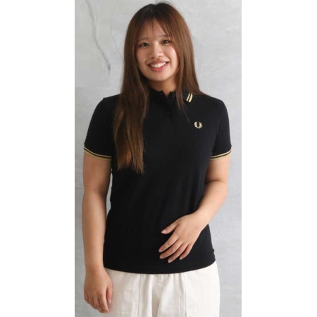 Polo Fred Perry Femme Black/warm...