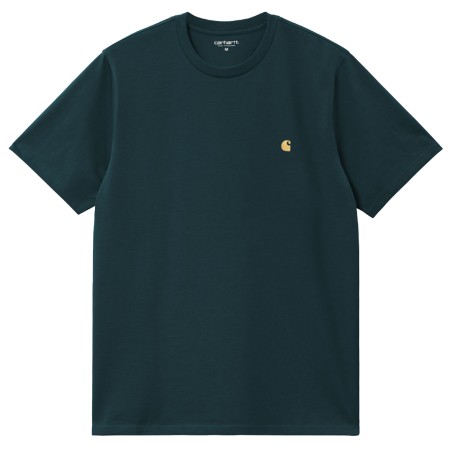 Tee Shirt Chase  Carhartt Wip Duck Blue