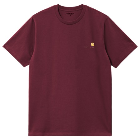 Tee Shirt CARHARTT WIP American Script Malbec