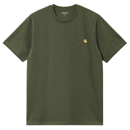 Tee Shirt CARHARTT WIP American Script Tarragon