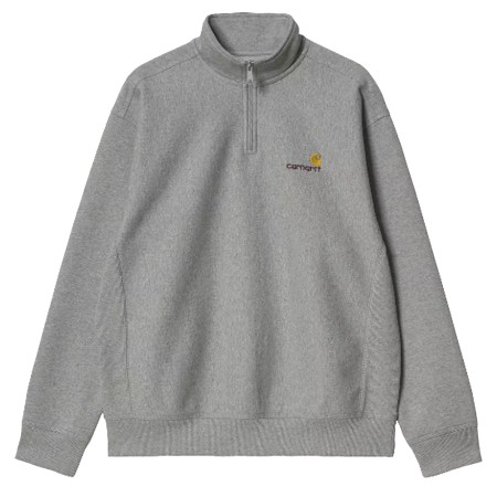 Carhartt Wip Sweat Demi Zip Grey Heather