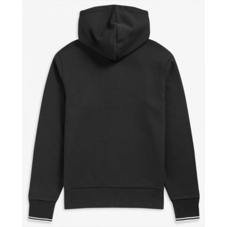 Fred Perry Sweat Zippe Capuche Black