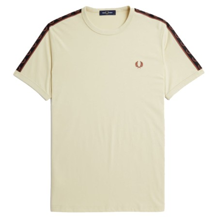 Tee shirt rétro Fred Perry Oatmeal