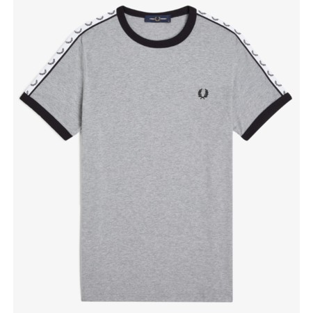 Tee shirt rétro Fred Perry Grey