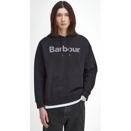 Barbour International Sweat Capuche Black