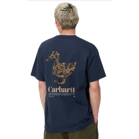 CARHARTT WIP S/S Fold Duck T-Shirt Air Force Blue