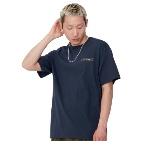 CARHARTT WIP S/S Fold Duck T-Shirt Air Force Blue