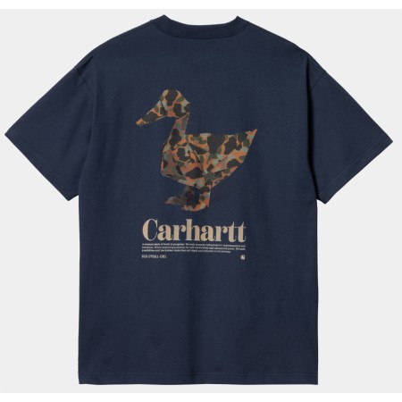 CARHARTT WIP S/S Fold Duck T-Shirt Air Force Blue