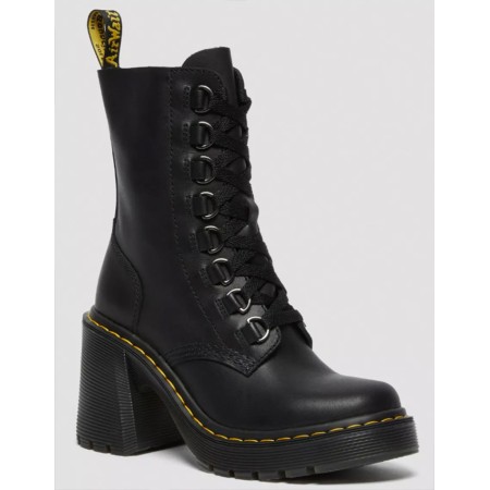 Dr Martens Chesney en cuir à talons évasés et à lacets