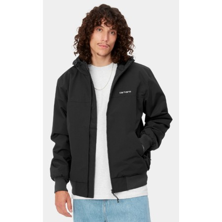 Blouson Carhartt Wip Hooded sail Jacket Noir