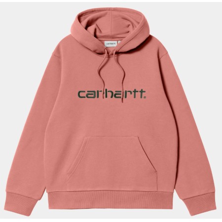 CARHARTT Wip SWEAT CAPUCHE DUSTY/ROSE