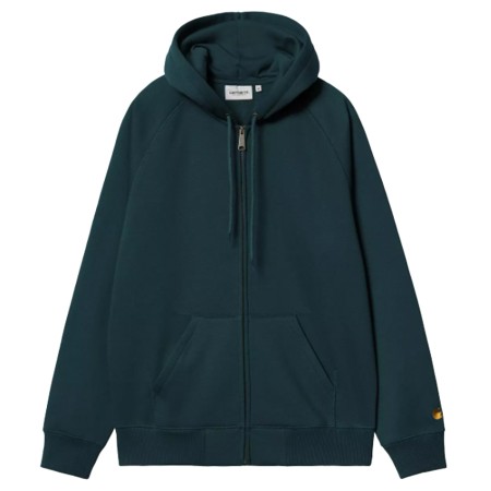 SWEAT ZIPPE CAPUCHE CARHARTT Wip Duck Blue