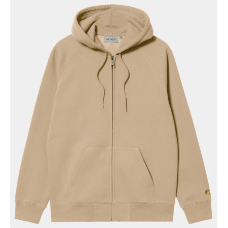 SWEAT ZIPPE CAPUCHE CARHARTT Wip SABLE