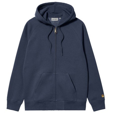 SWEAT ZIPPE CAPUCHE CARHARTT Wip Blue