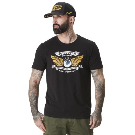 TEE SHIRT VON DUTCH WINGS Black