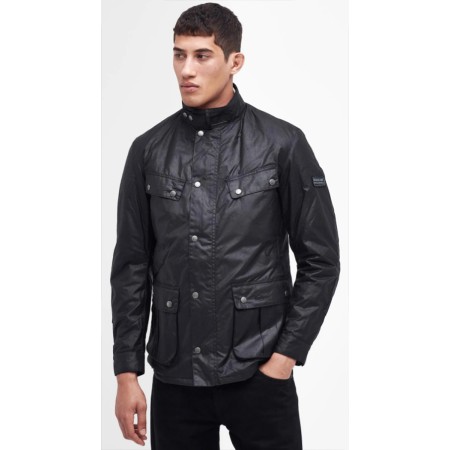 BARBOUR International Duke Wax Jacket Black The Store Boys Diffusion