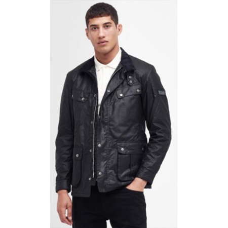 BARBOUR International Duke Wax Jacket Black