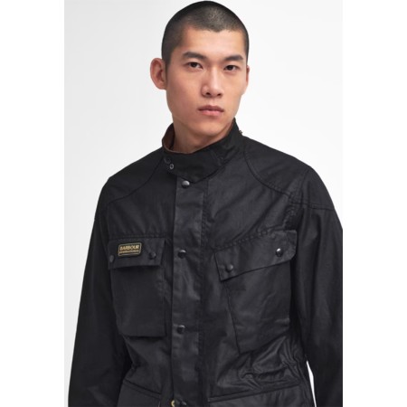 Barbour International Westross Waxed Jacket Black