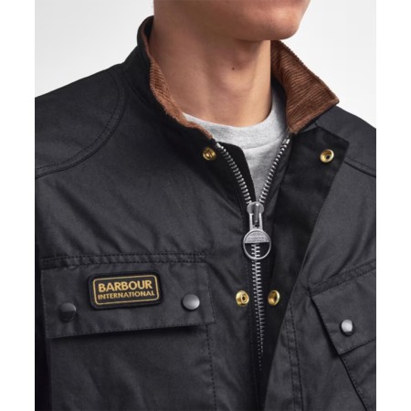 Barbour International Westross Waxed Jacket Black