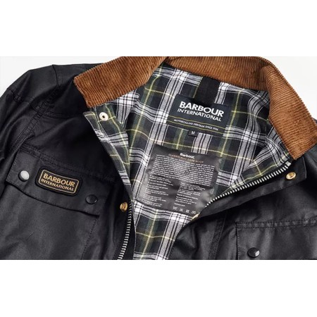 Barbour International Westross Waxed Jacket Black