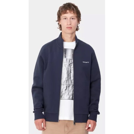 CARHARTT WIP SWEAT ZIPPE AIR FORCE BLUE