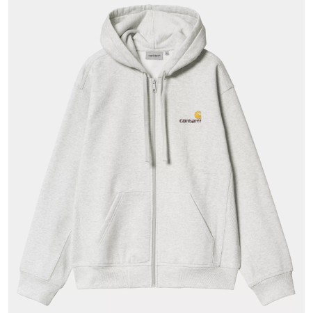 Carhartt Wip Hooded American Script Jacket Gris