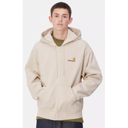 Carhartt Wip Hooded American Script Jacket Moonbeam