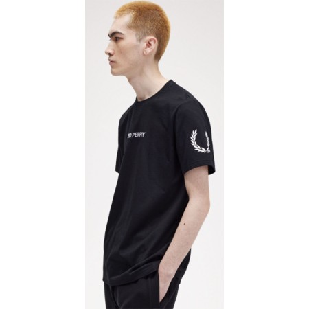 FRED PERRY T-shirt graphique double griffe