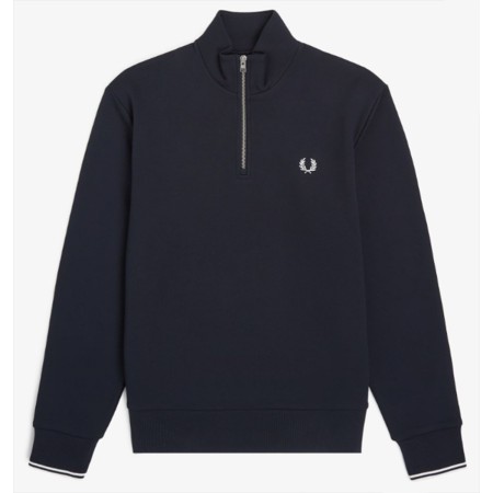 SWEAT FRED PERRY DEMI ZIP MARINE