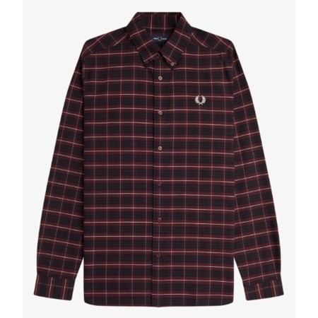 Fred Perry Chemise Oxford à carreaux écossais