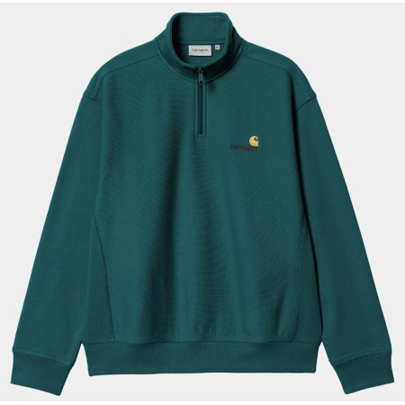 Sweat Carhartt Wip Demi Zip Malachite