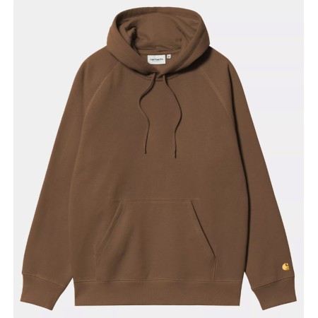 CARHARTT Wip SWEAT CAPUCHE CHASE Chocolate