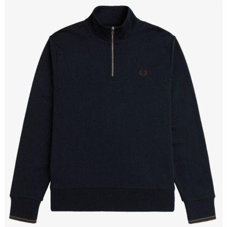 SWEAT FRED PERRY DEMI ZIP MARINE