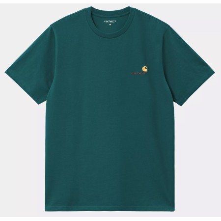 Tee Shirt CARHARTT WIP American Script Malachite