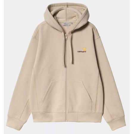 Carhartt Wip Hooded American Script Jacket Fleur de sel