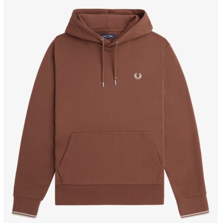 Fred Perry Sweat Capuche Whisky Brown