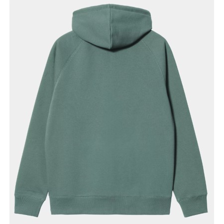 SWEAT ZIPPE CAPUCHE CARHARTT Wip Silver pine