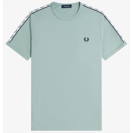 Tee shirt rétro Fred Perry Silver Blue